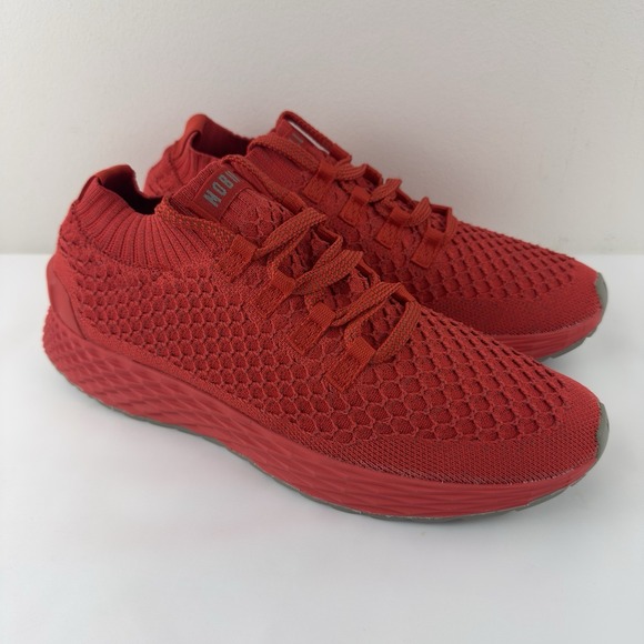 NOBULL Men's Knit‎ Runner Red Size US 9.5 / EUR 43